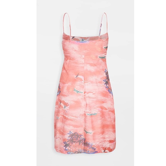 ๐ฅNWT๐ฅ STAUD 0 Bell red island mini dress pink red - Picture 5 of 9